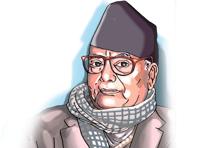 JanaKabi Keshari Dharmarah Thapa |  Portrait by Basu Kshitiz