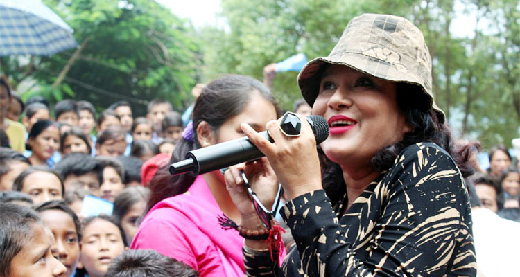Komal Oli Popular singer of Nepal