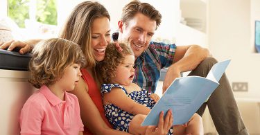 Happy Couple with Children