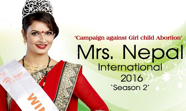 Mrs Nepal International 2015 winner Sabita Lamichhane