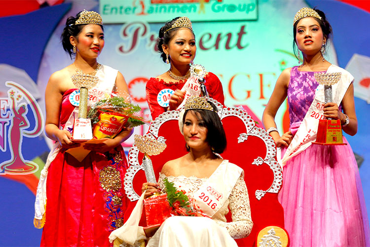 College Queen Nepal Winners