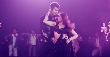 Anmol Kc snd Aachal Sharma performing dance in the song of nepali movie 'Jerry on Top'