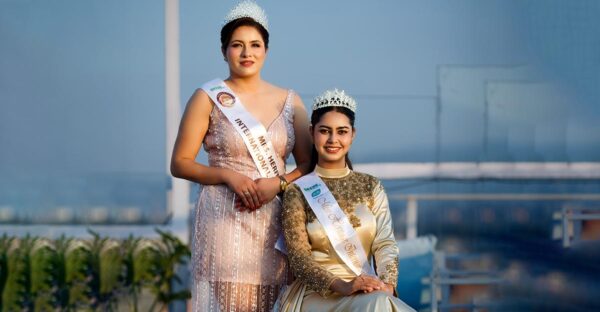 Divya Patra and Durga Dhakal crowned Miss and Mrs Heritage International Nepal 2025 during a ceremony in Kathmandu.