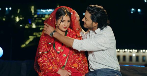 Prabhat Pal and Smarika Dhakal appear together in a teaser scene from their upcoming movie releasing on December 25.