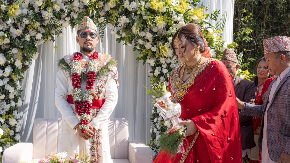 Singer Sunita Dulal's Wedding Image