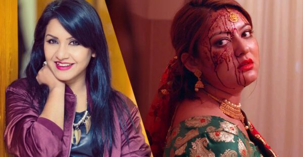 Writer, Director Bensiha Hamal | Actress Barsha Raut - image from the short film Missing Bride